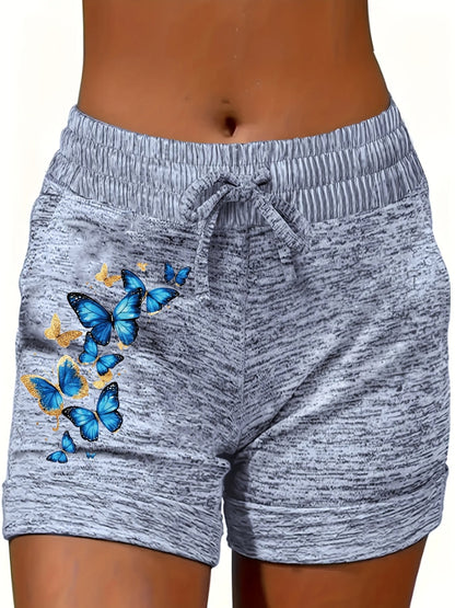 Women's Casual Shorts - Drawstring Regular Fit detail view