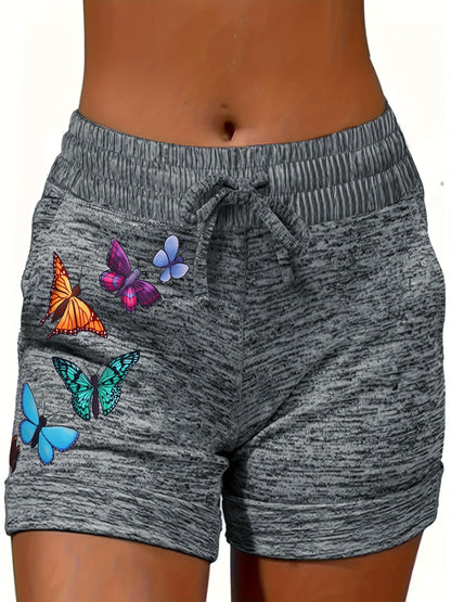Women's Casual Shorts - Drawstring Regular Fit – Grey option – view 14