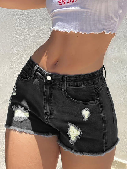 Women's Casual Shorts - Everyday Comfort – Sizes S–XXL – Black option – view 2
