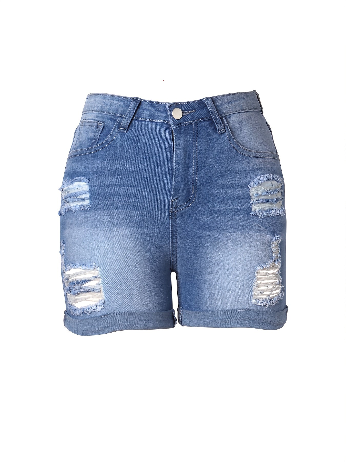 Women's Casual Shorts - Everyday Comfort – Sky Blue detail view
