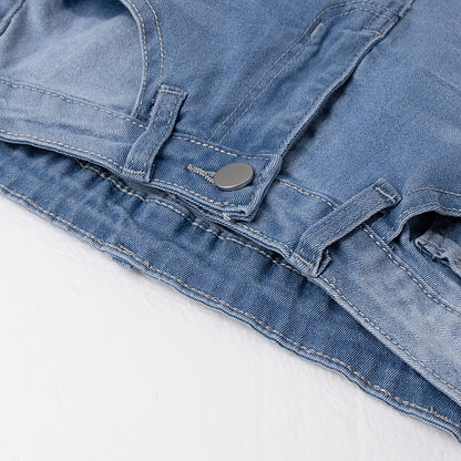 Women's Casual Shorts - Everyday Comfort – Sky Blue detail view