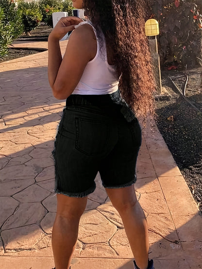Women's Casual Shorts - Pocket Detail – Sizes S–XL detail view