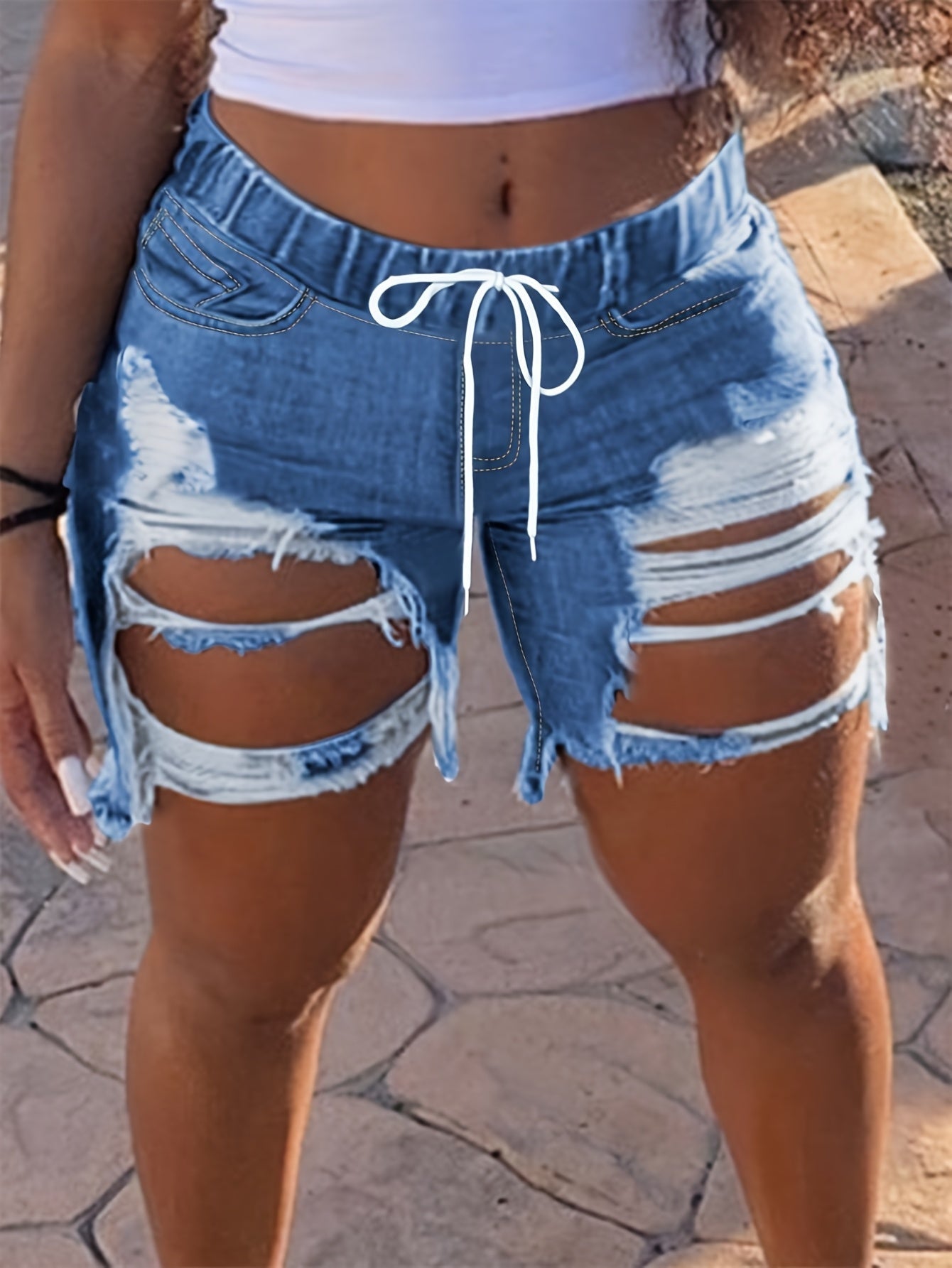 Women's Casual Shorts - Pocket Detail – Sizes S–XL – Black option – main product image