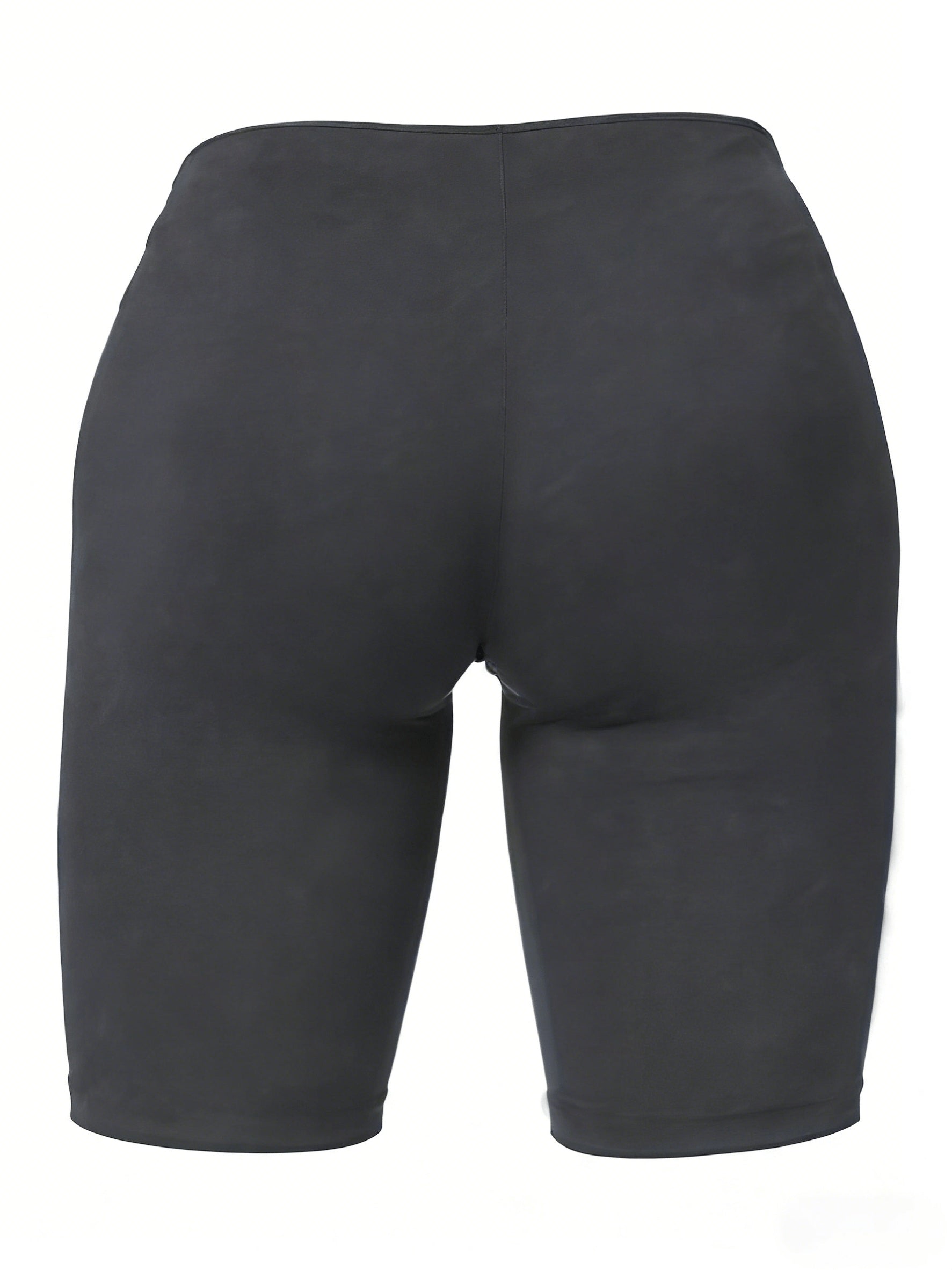Women's Casual Shorts - Stretch Comfort – Black / Dark Gray detail view