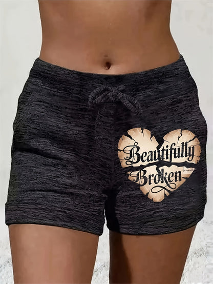 Women's Casual Shorts - Stretch – Dark Gray detail view