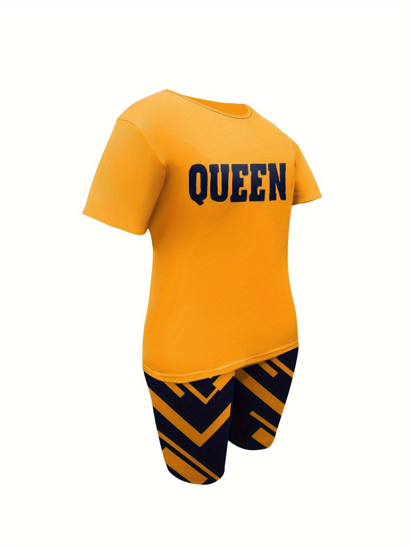 Women's Casual Shorts - Stretch With Pockets – Orange detail view