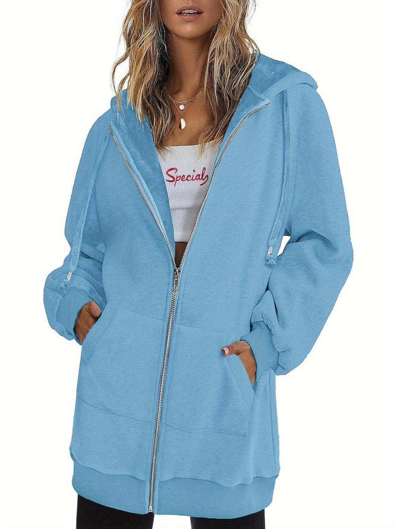 Women's Classic Hoodie - Long Sleeve Relaxed Fit – main product image