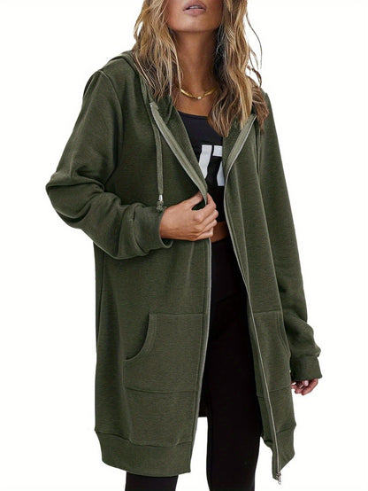 Women's Classic Hoodie - Long Sleeve Relaxed Fit – view 8