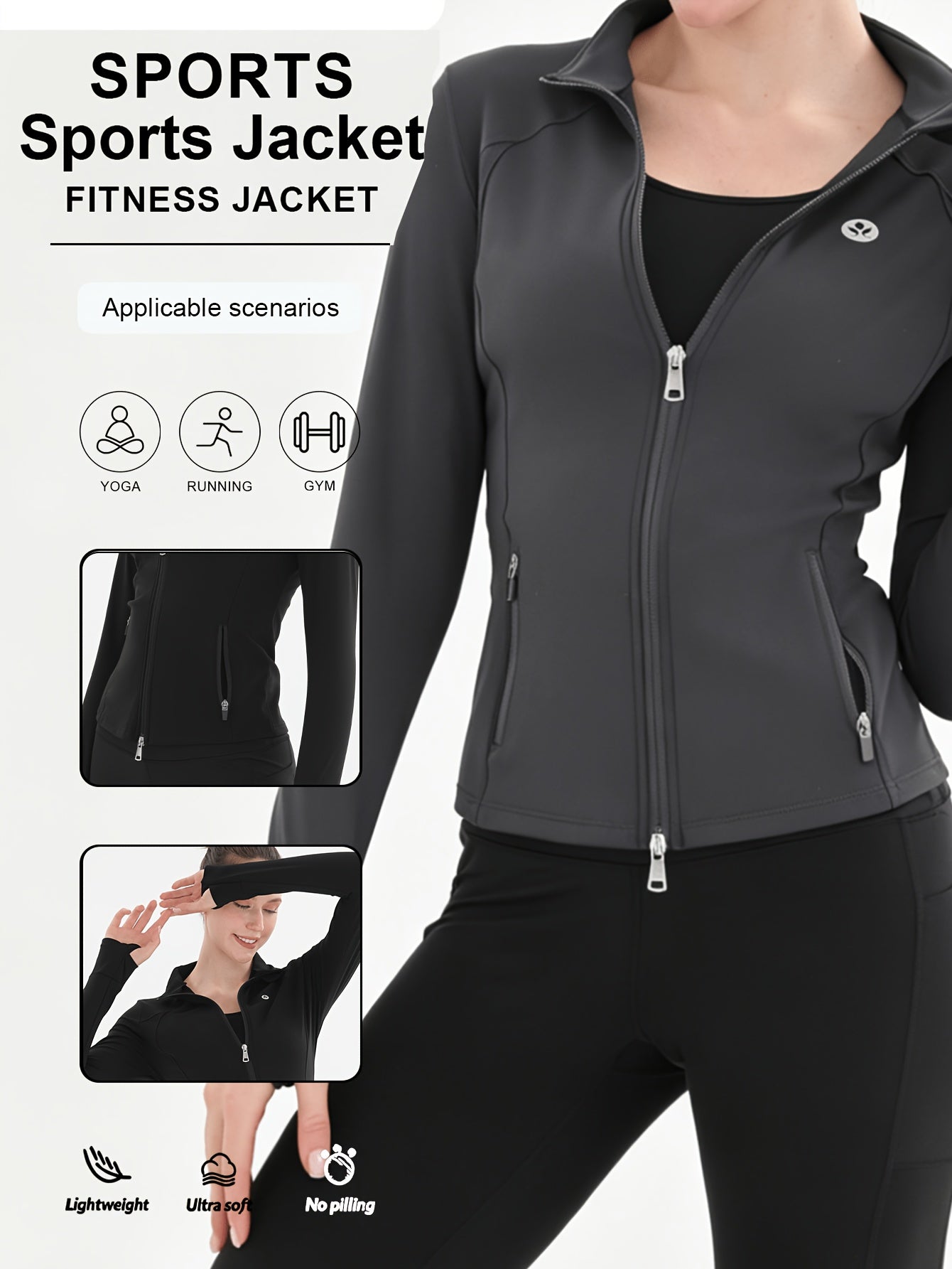 Women's Classic Jacket - Long Sleeve Slim Fit – view 9