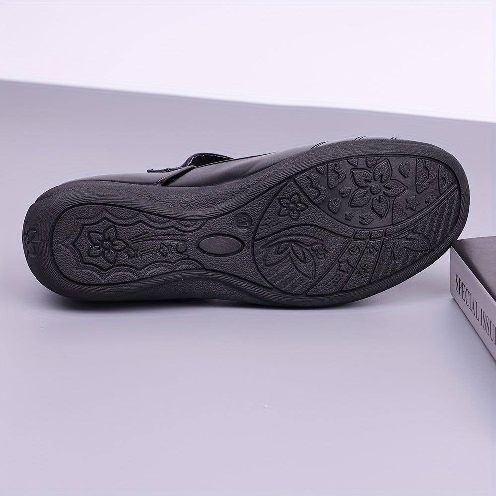 Women's Classic Mary Jane Flat Shoes - Round-Toe Casual – view 3