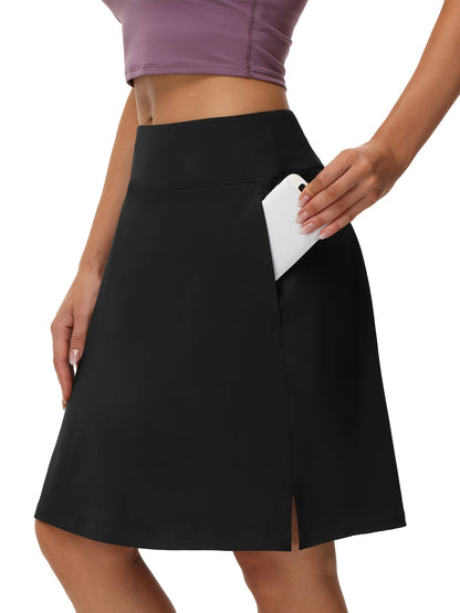 Women's Classic Skort - Regular Fit – White / Black – view 3
