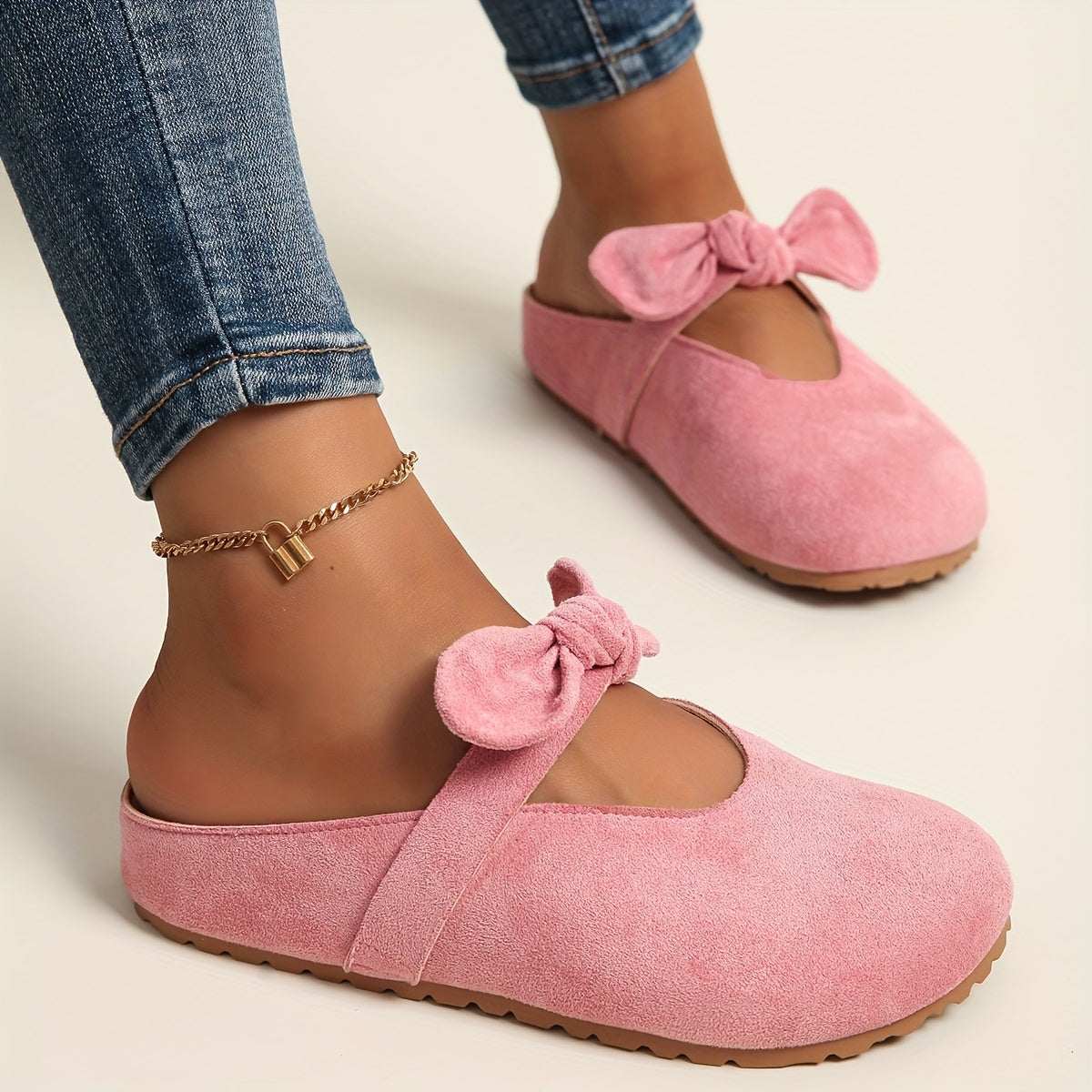 Women's Clogs & Mules - Breathable Mesh Cushioned Comfort for Everyday Wear – pink option – view 2