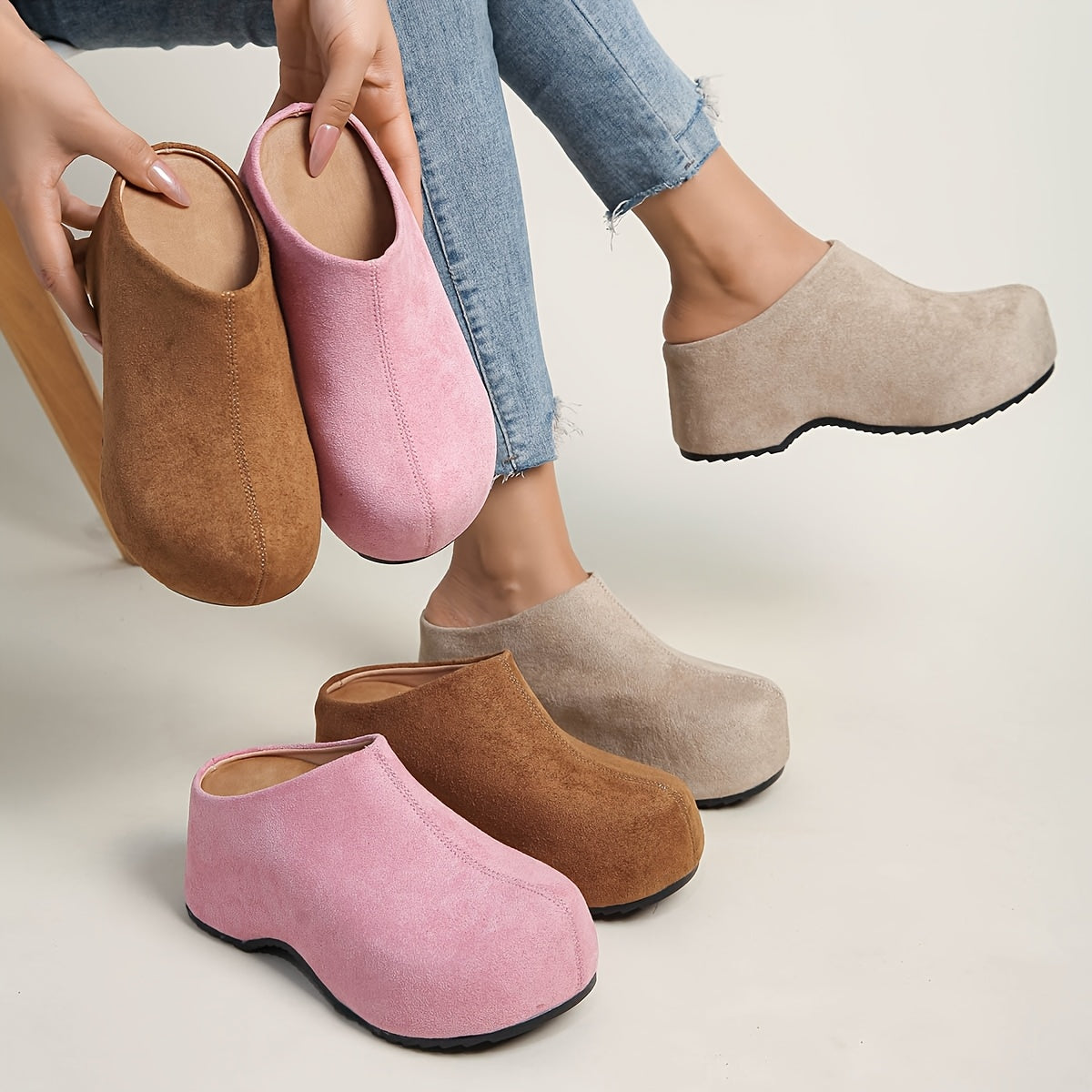 Women's Clogs & Mules – Wide Fit Slip-On for Everyday Wear – view 2