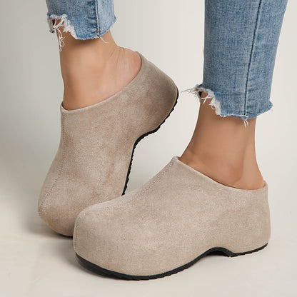 Women's Clogs & Mules – Wide Fit Slip-On for Everyday Wear – Khaki option – main product image