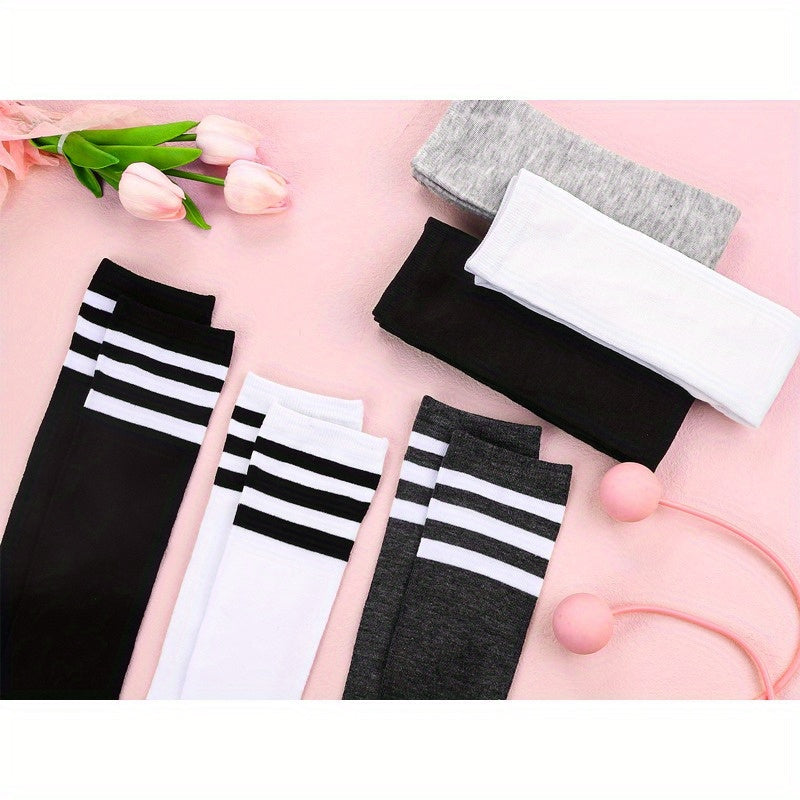 Women's Colorblock Knee-High Socks - 6-Pair Pack – view 8