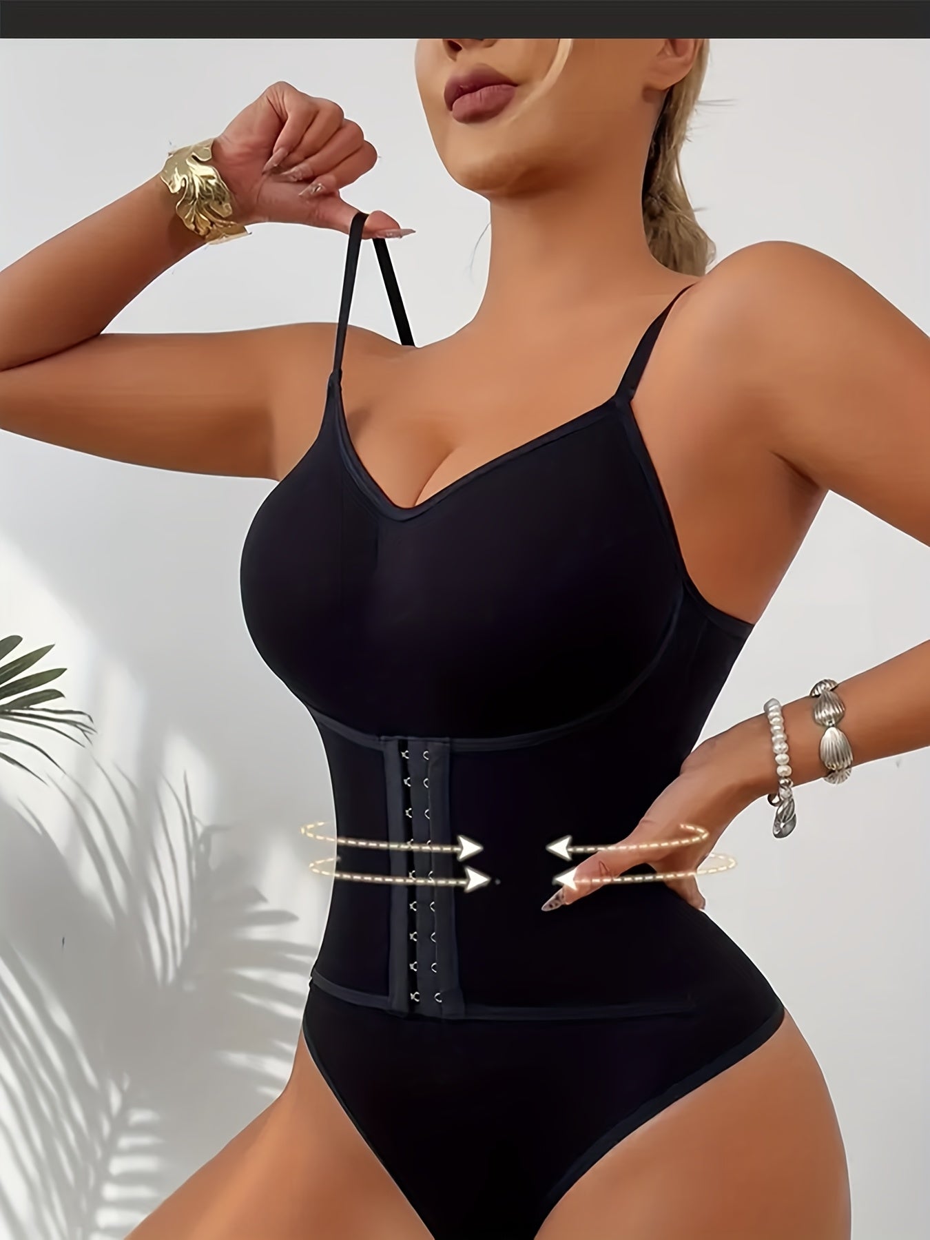 Women's Corset Shapewear Bodysuit - Strapless Tummy-Control Support – view 8