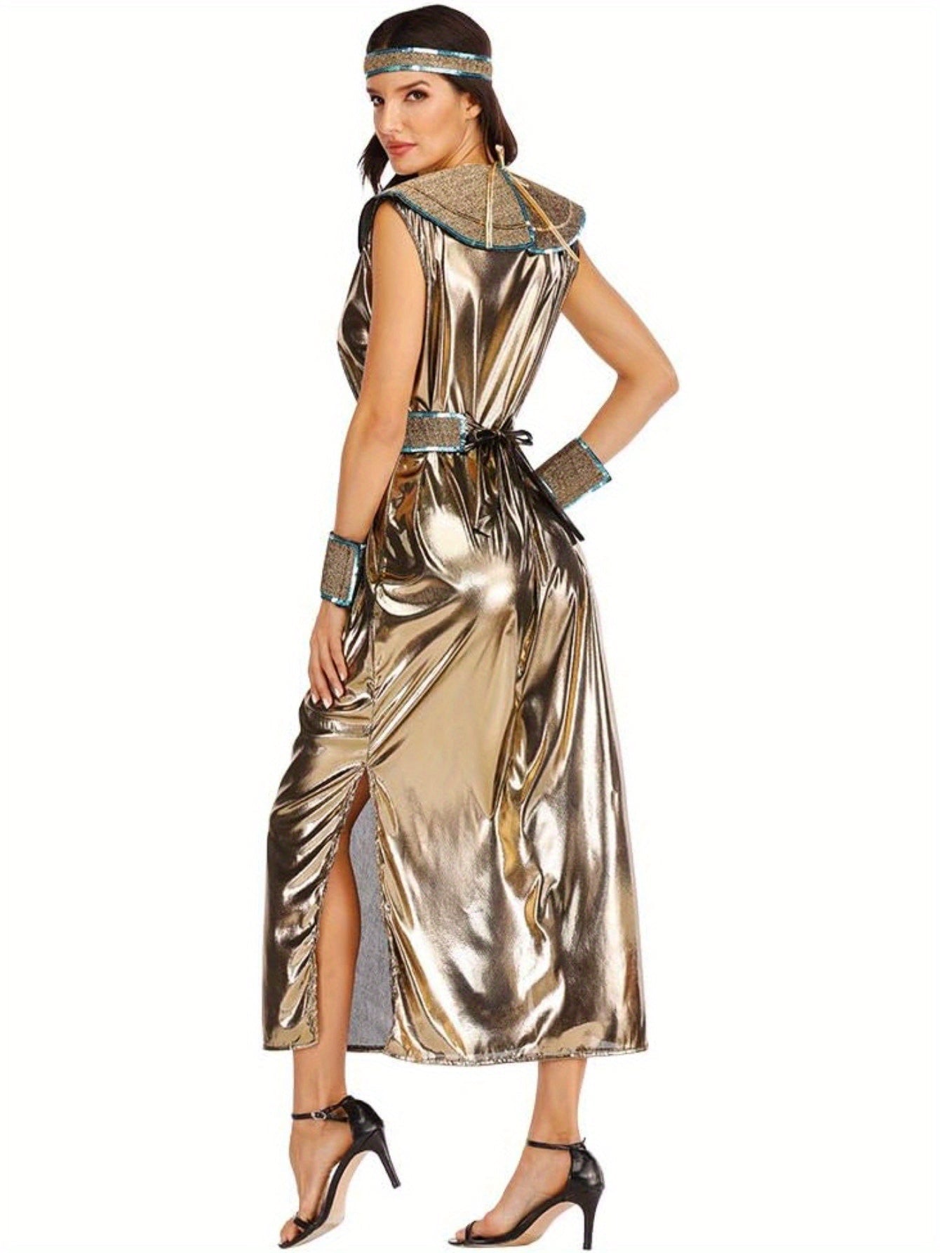 Women’s Costume - Event Costume – Golden detail view