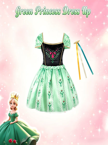 Women's Costume – Mixed colors Pleated Sleeveless Dress – view 8
