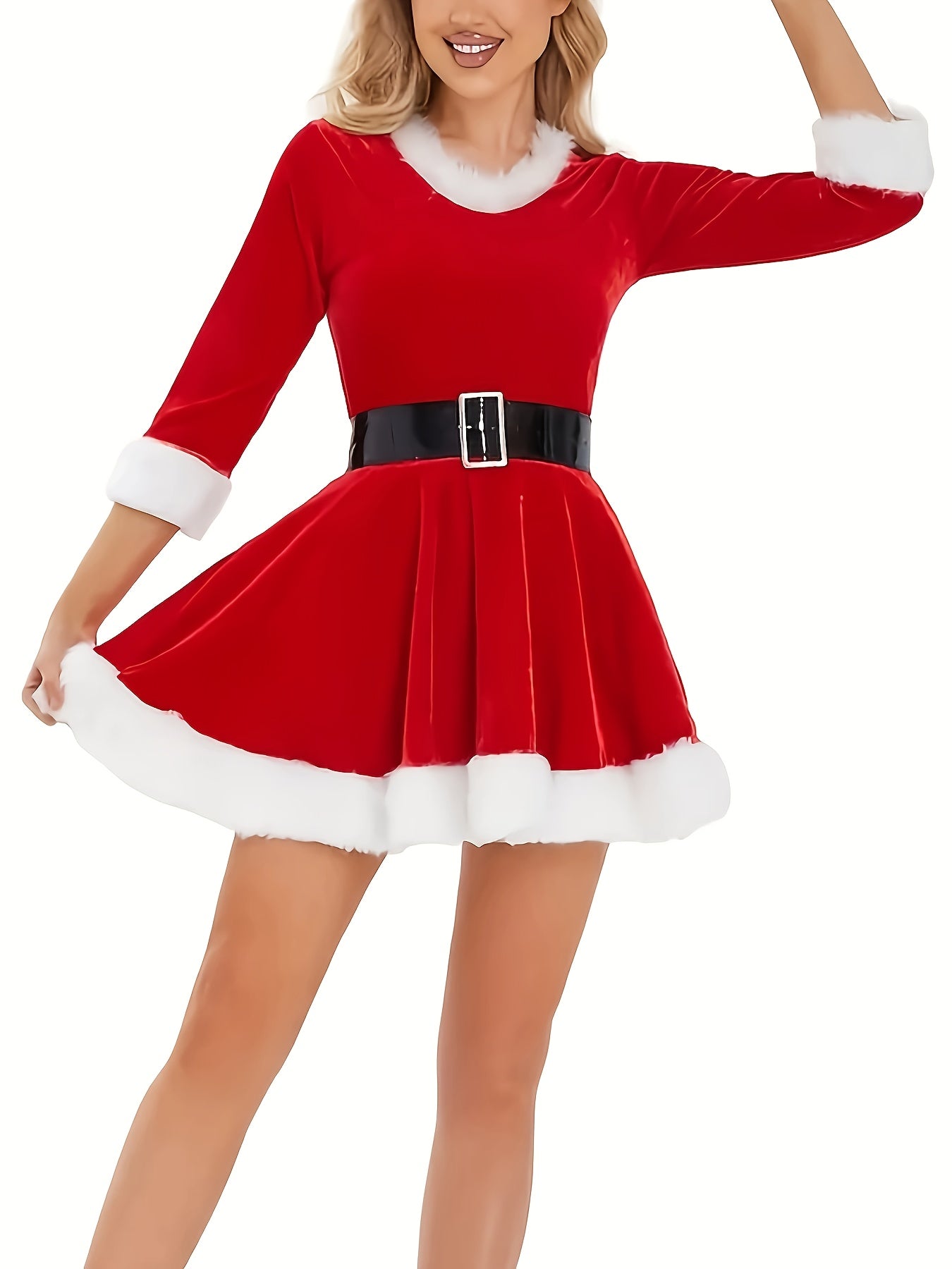 Women's Costume – Red detail view
