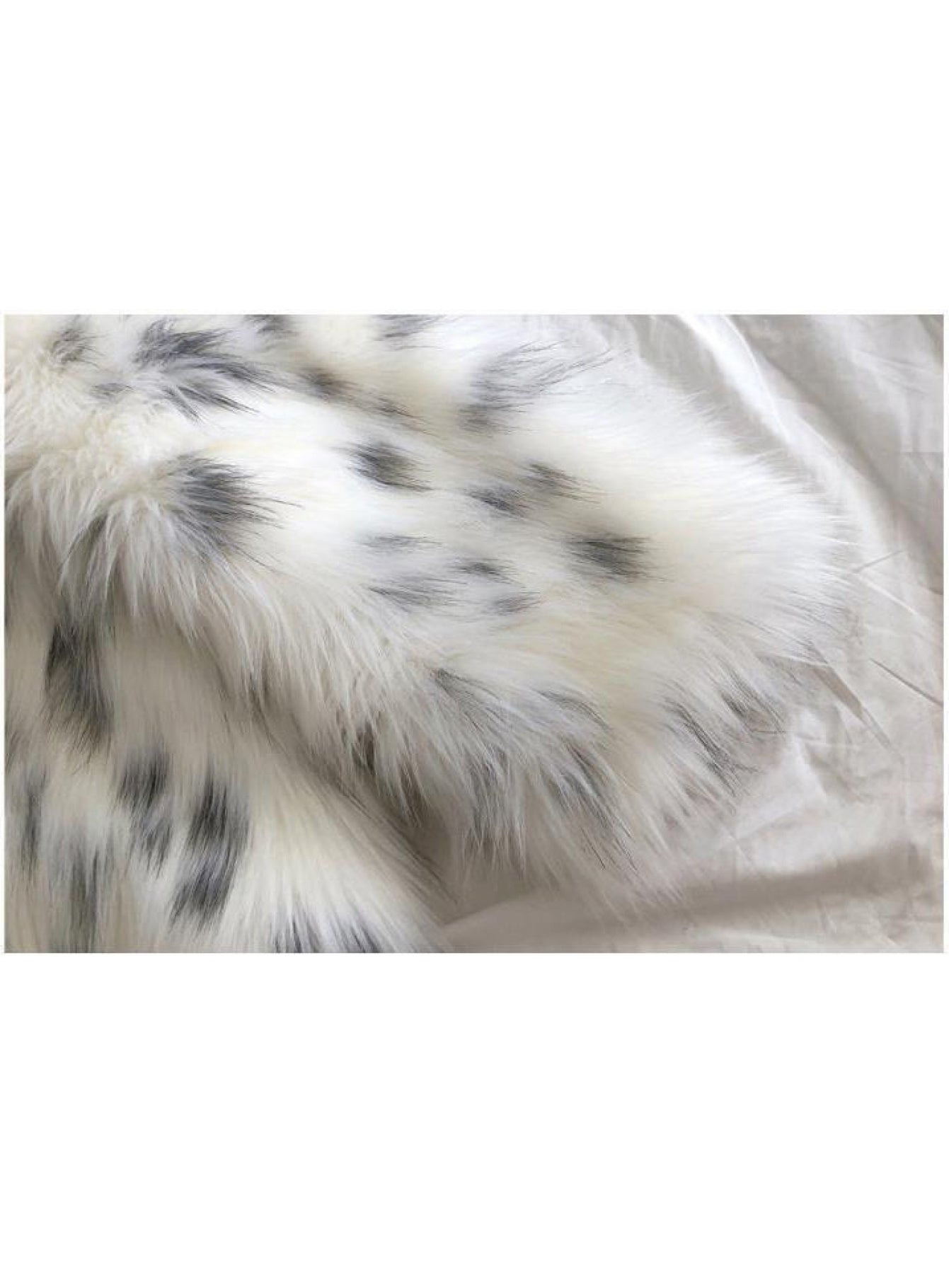 Women's Cozy Denim Leopard Print Jacket detail view