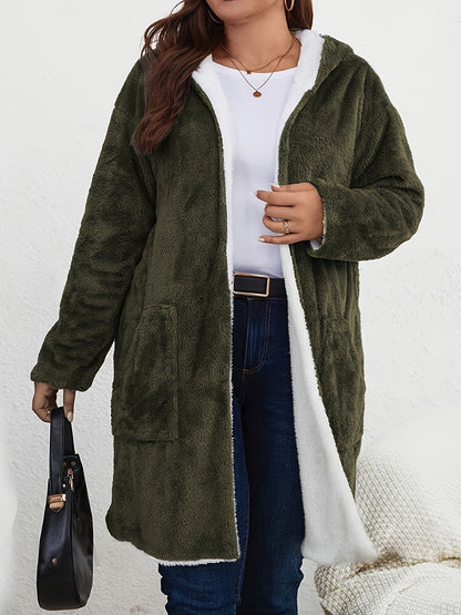 Women's Cozy Pullover Jacket detail view