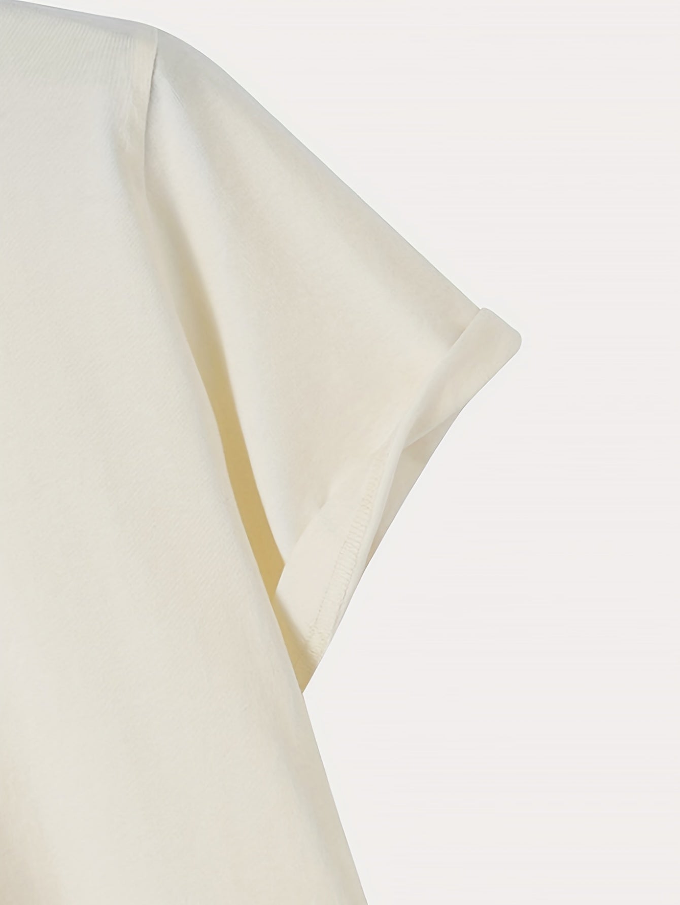 Women's Crew Neck Knit Dress - Belted detail view
