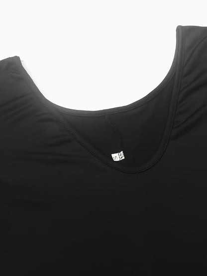Women's Crew Neck Maxi Casual Dress – Long Sleeve detail view
