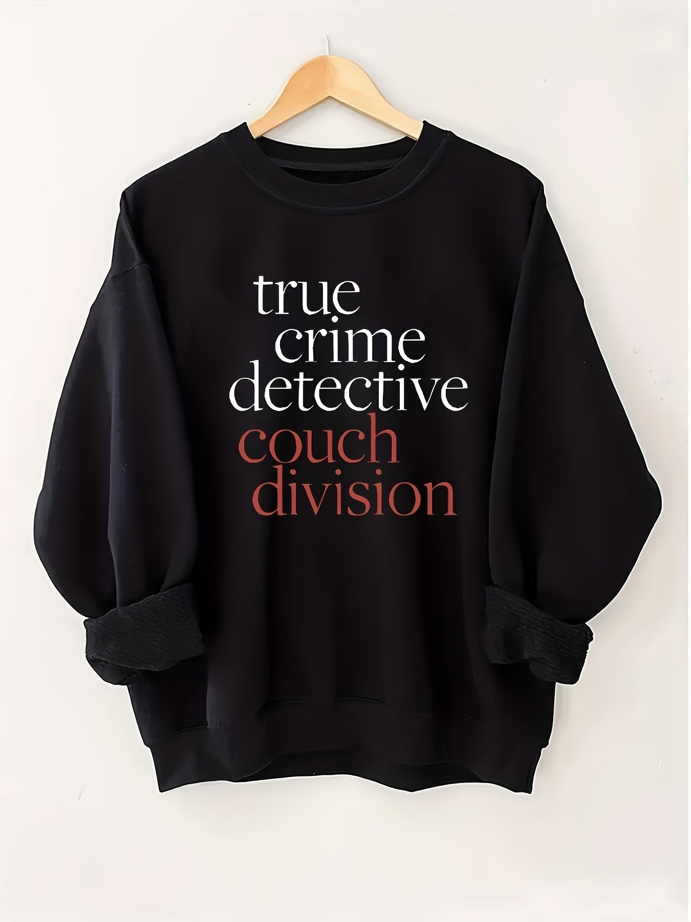 Women's Crew Neck Sweater - Stretch Comfort detail view