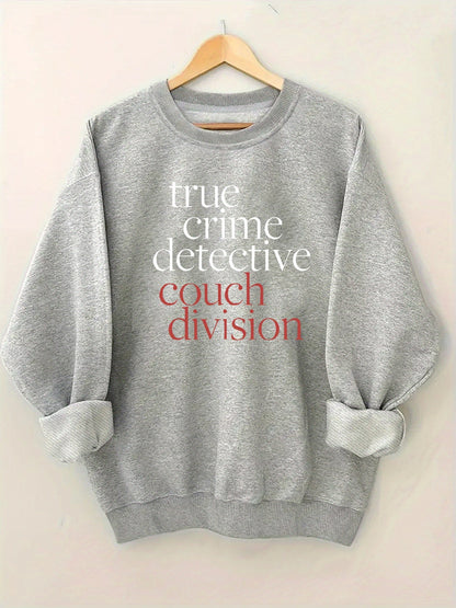 Women's Crew Neck Sweater - Stretch Comfort – Grey option – view 4