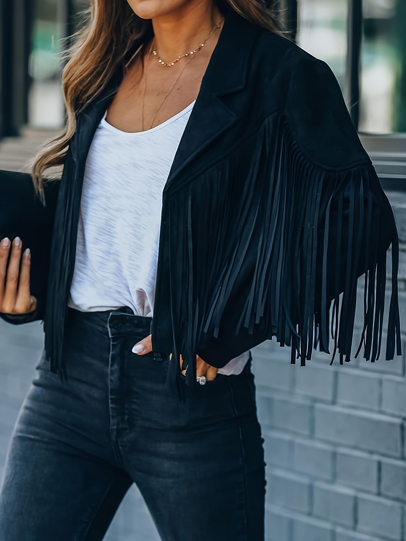 Women's Cropped Graphic Pullover Jacket – main product image