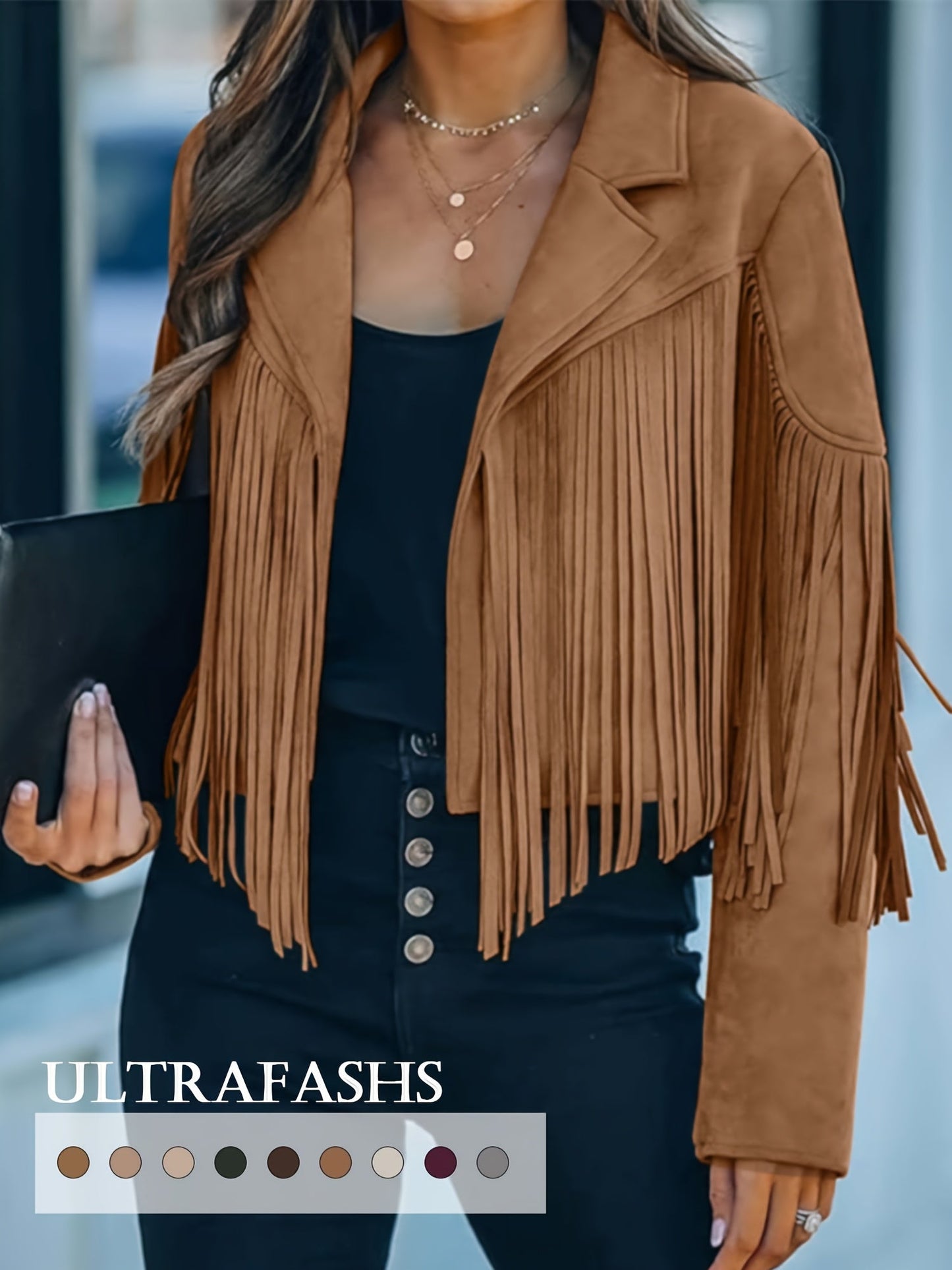 Women's Cropped Graphic Pullover Jacket – view 5