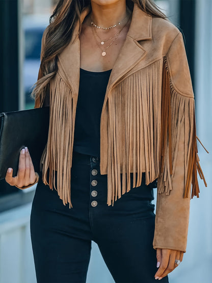 Women's Cropped Graphic Pullover Jacket detail view