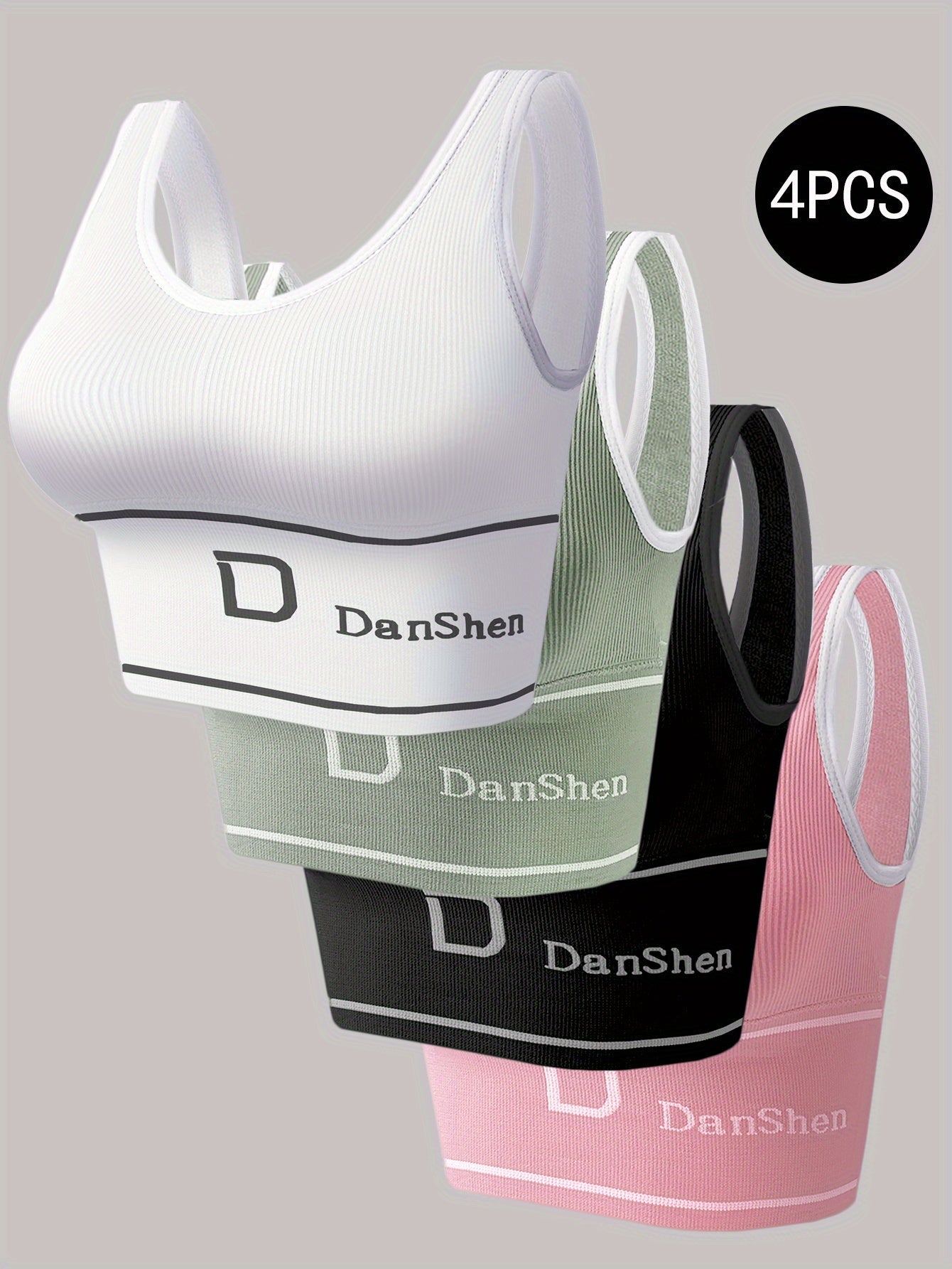 Women's Cross-Back Sports Bra - Seamless, Wireless – main product image
