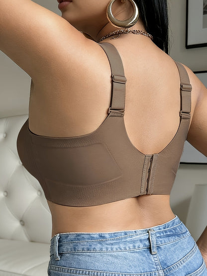 Women's Cross-Back Wireless Bra - Unpadded, High Support – view 7