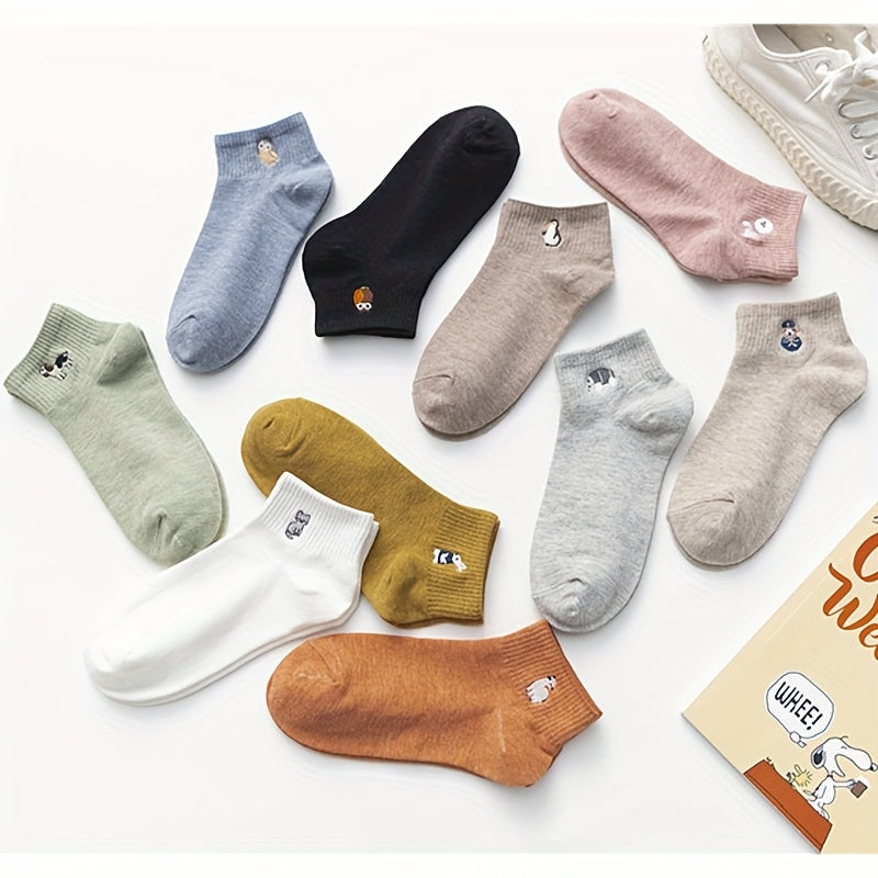 Women's Cute Print Ankle Socks - 10-Pair Pack – view 4