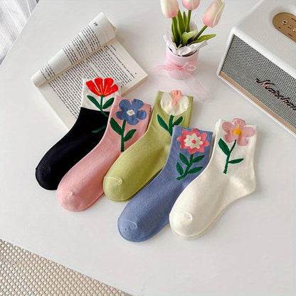 Women's Cute Print Socks - 5-Pair Pack – view 2