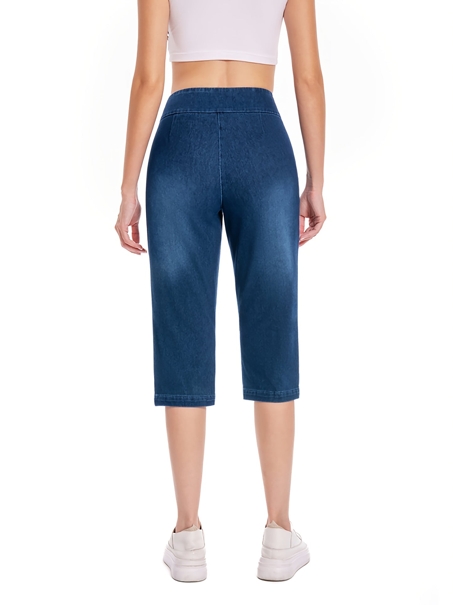 Women's Denim Capri Pants - Regular Fit detail view