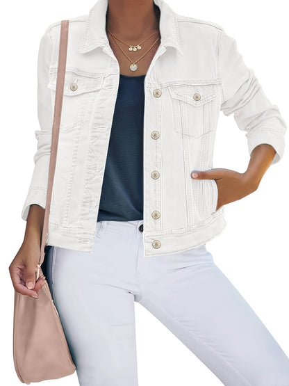 Women's Denim Jacket - Layering – 3-Color Selection – main product image