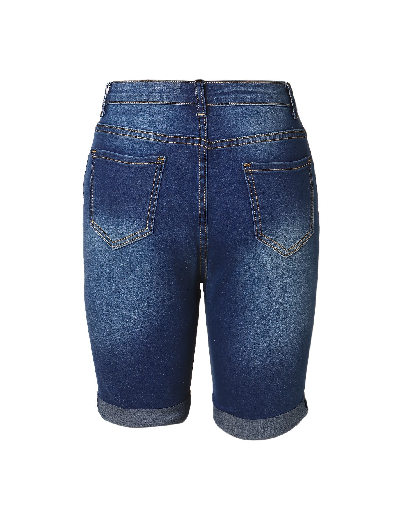 Women's Denim Shorts - Rhinestone Detail Regular Fit detail view