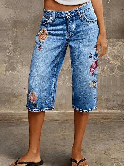 Women's Denim Shorts - Stretch – Blue Denim Wash 69765 – main product image