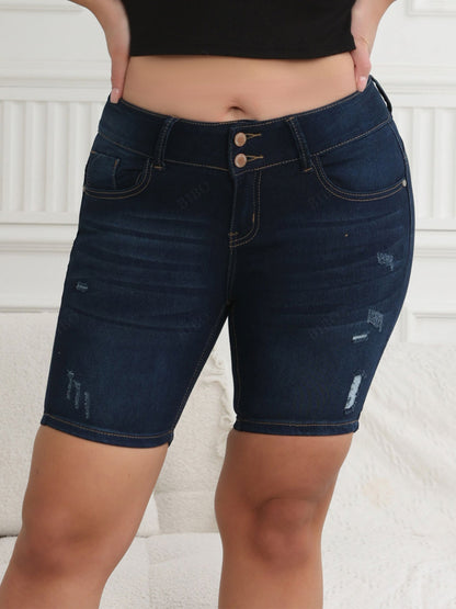 Women's Denim Shorts - Stretch – Sizes XS–XL detail view