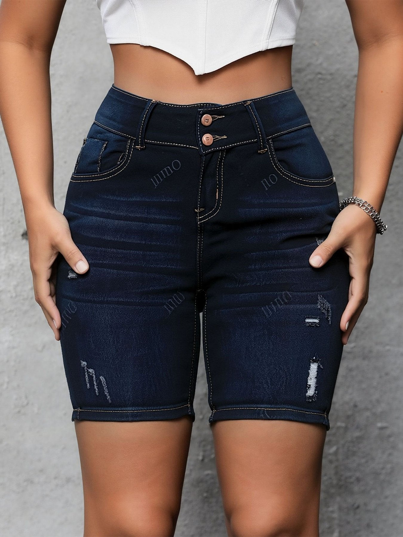 Women's Denim Shorts - Stretch – Sizes XS–XL detail view