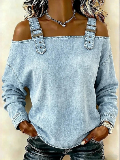 Women's Dress - Long Sleeve – Blue option – main product image