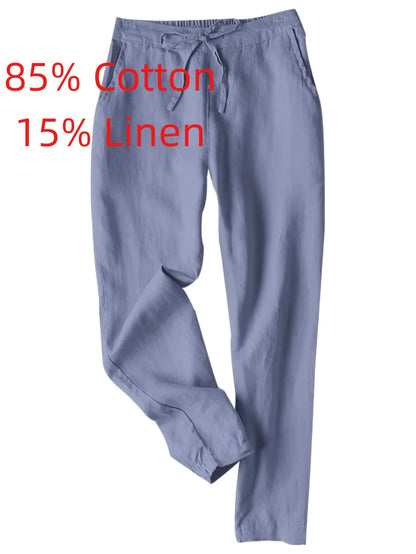 Women's Dress Pants - High Waist Relaxed fit detail view
