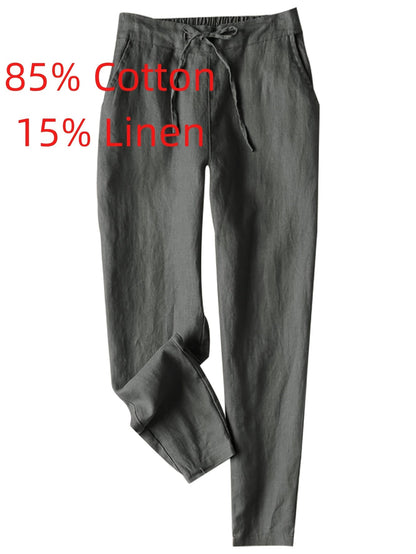 Women's Dress Pants - High Waist Relaxed fit – Black option – main product image