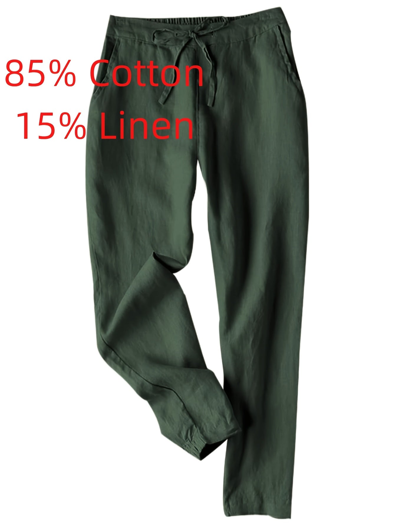 Women's Dress Pants - High Waist Relaxed fit – Black option – view 3