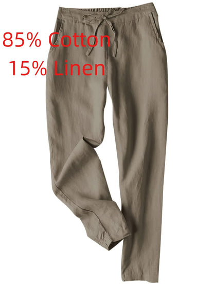 Women's Dress Pants - High Waist Relaxed fit – Black option – view 4