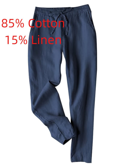 Women's Dress Pants - High Waist Relaxed fit – Black option – view 7