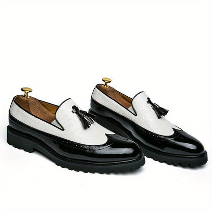 Women's Dress Shoes & Oxfords - Slip-On for Everyday Wear – Black And White – view 2