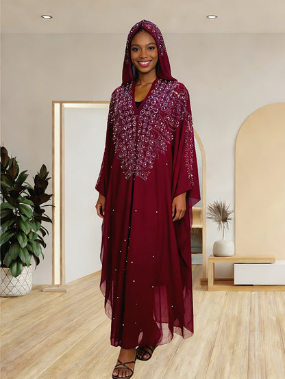 Women's Embellished Shawl - Long Sleeve Relaxed Fit – view 2